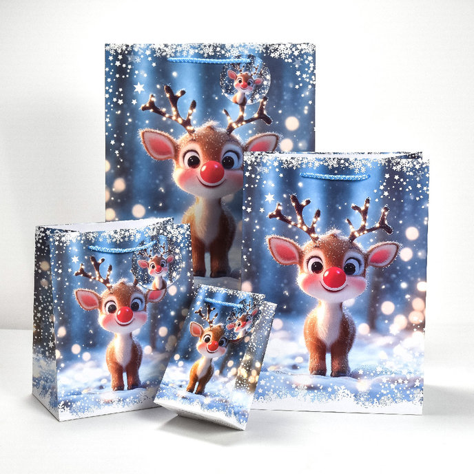 0853-0465 H Darčeková taška vianočná PUV