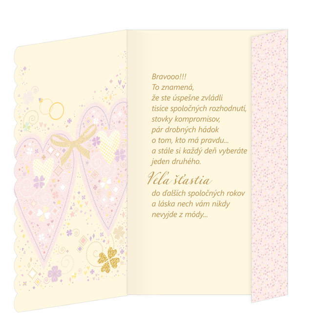 13-6165 Wedding greeting card SK