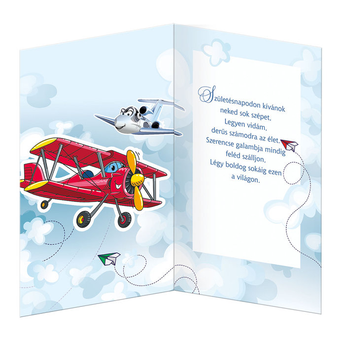 17-6047 Blahoprajná karta detská HU