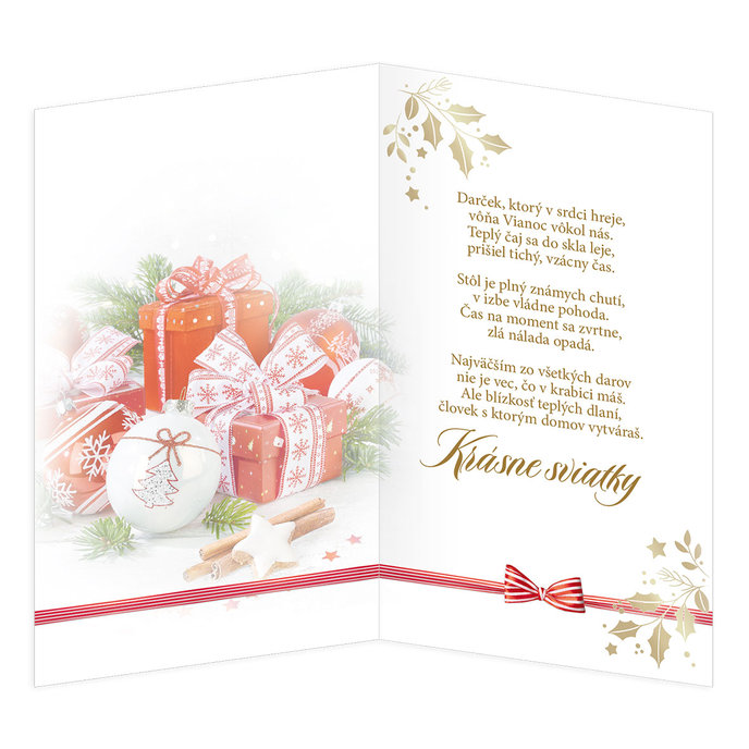 11-6599 Christmas greeting card SK