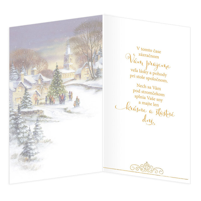 11-6547 Christmas greeting card SK