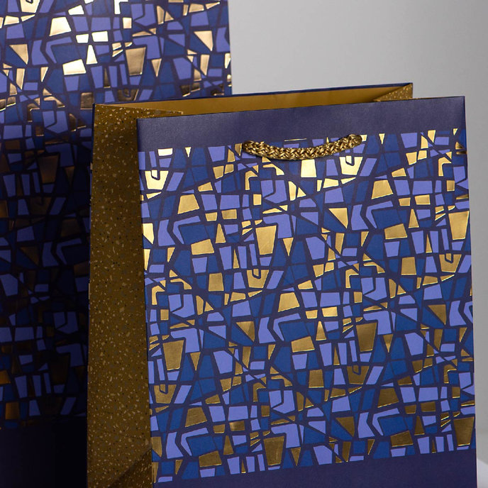 0739-0195 Darčeková taška na víno LUX