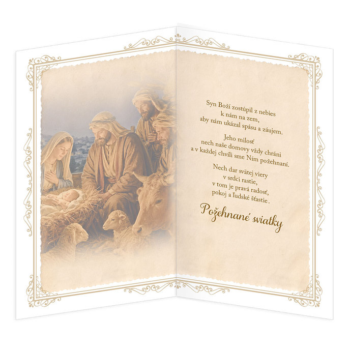 11-6578 Christmas greeting card SK
