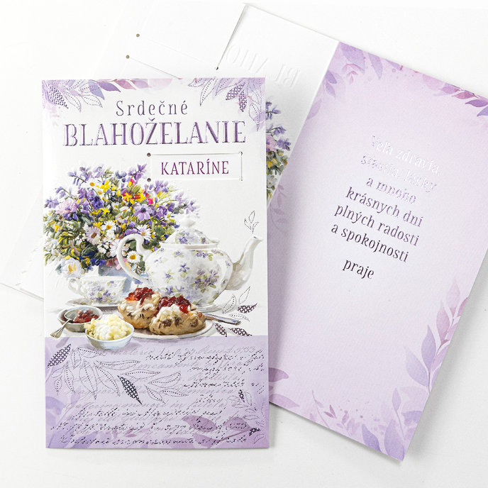 15-6579 Blahoprajná karta gratulačná SK