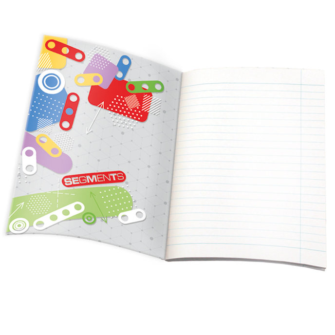 1598-0315 Zošit A6, 40 listov, TYP 644 Segments