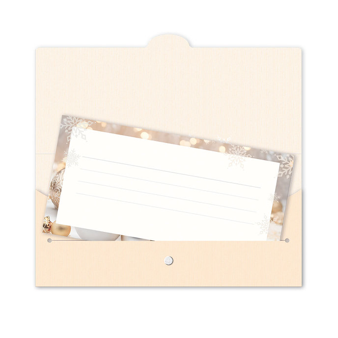81-6047 Obálka s kartičkou, vianočná