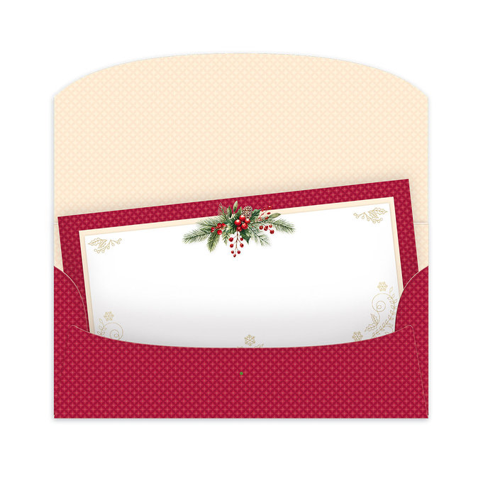 91-6016 Obálka na voucher, vianočná