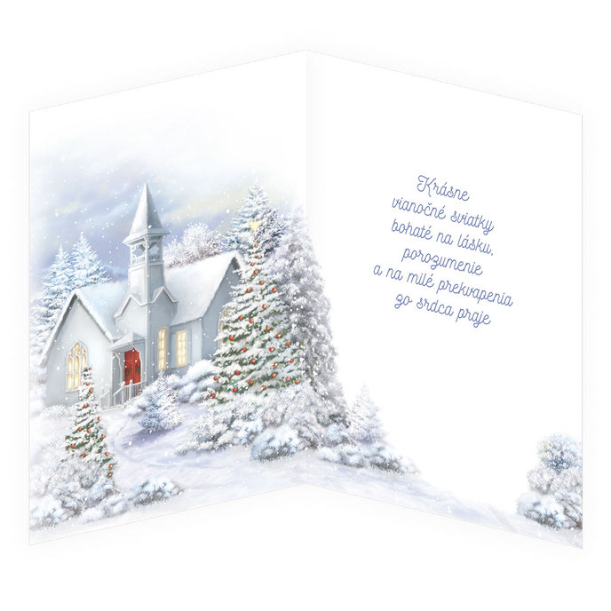 71-9011 Christmas greeting card 3D SK