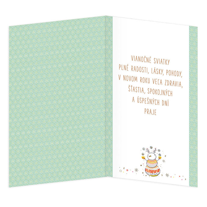 11-6533 Blahoprajná karta vianočná SK