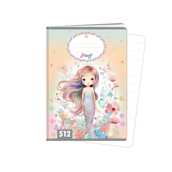 1591-0412-2 Zošit A5, 10 listov, TYP 512 Mermaid