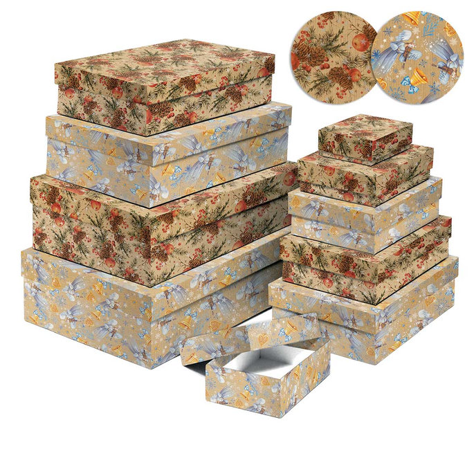 2500-1175 Darčeková krabica, set 10ks