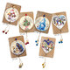 2357-V002 Christmas wooden decoration