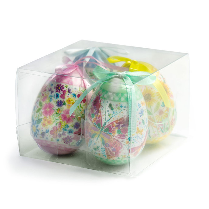 2346-0005 Easter decoration - Easter eggs, h. 75mm, pkg. 4ks