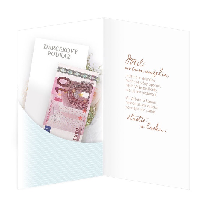 13-6133 Blahoprajná karta svadobná  SK