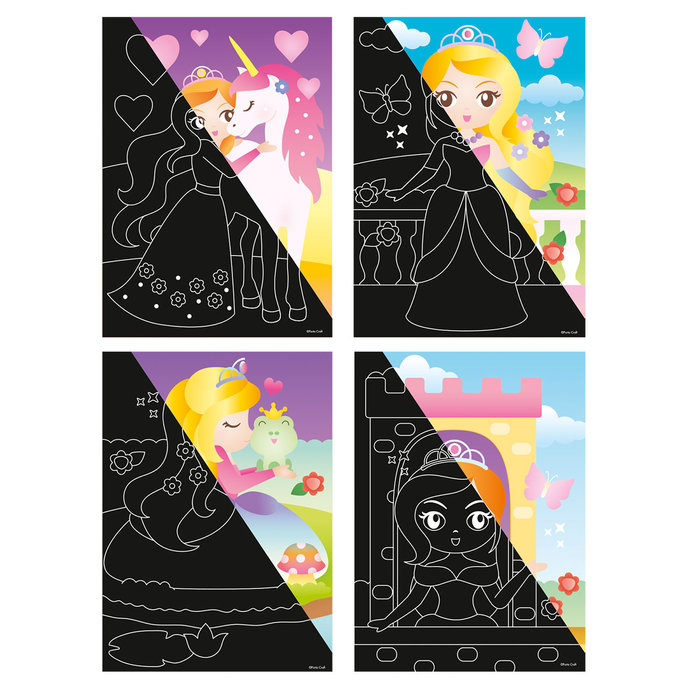 1936-0004 Kreatívna sada - Škrabacie obrázky