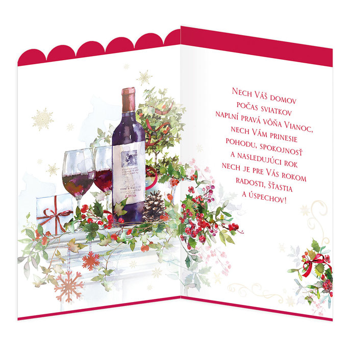 11-6479 Blahoprajná karta vianočná  SK