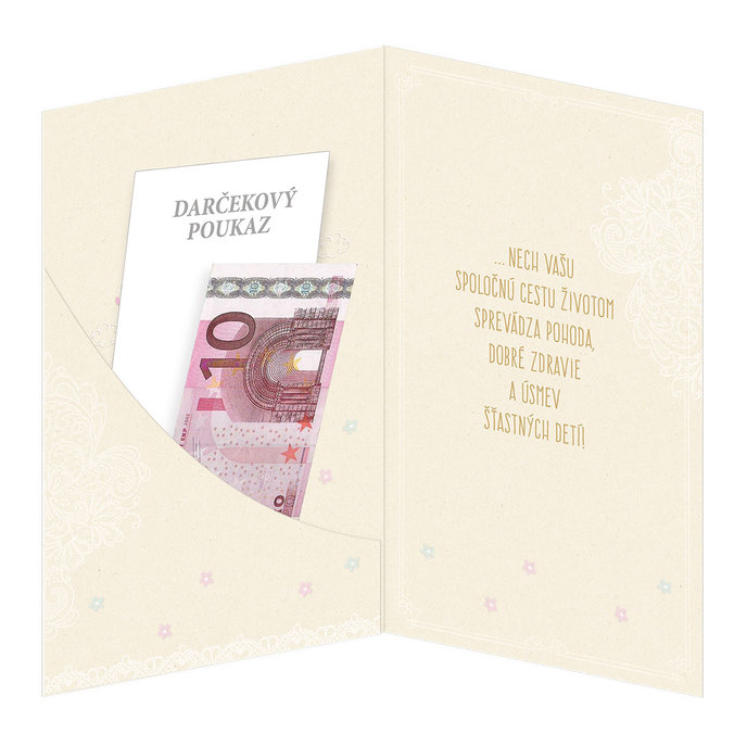 13-6120 Blahoprajná karta svadobná  SK