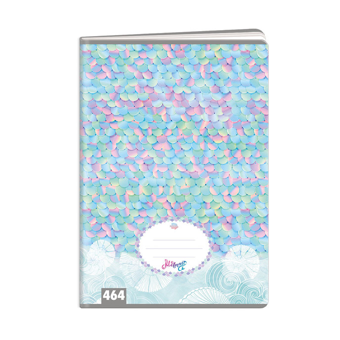 1581-0412 Exercise book A4, TYPE 464 Mermaid