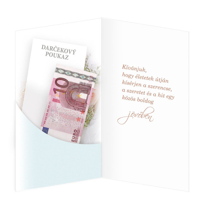 13-6133 Blahoprajná karta svadobná  HU