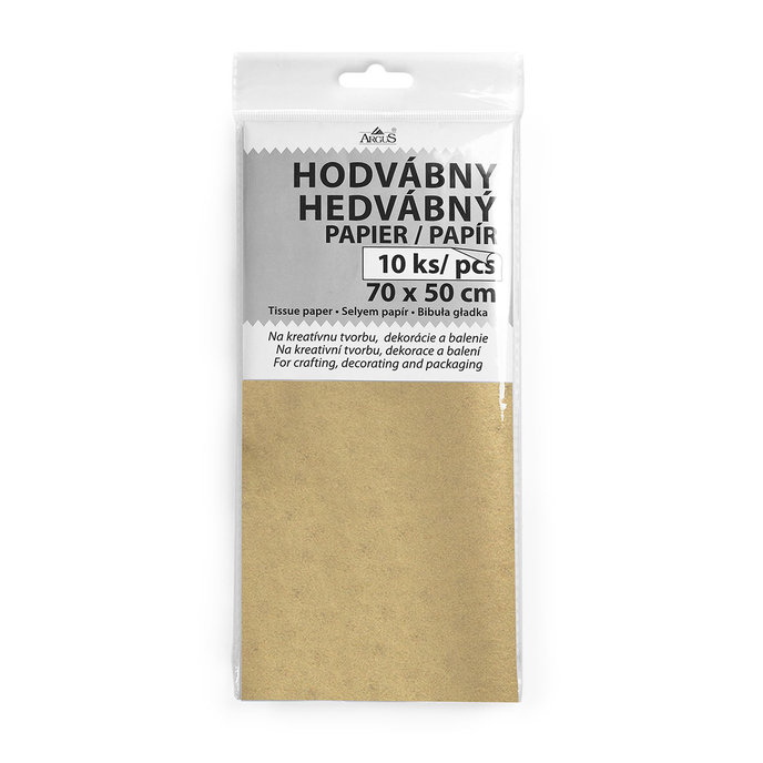 0980-0001 Hodvábny papier METALLIC