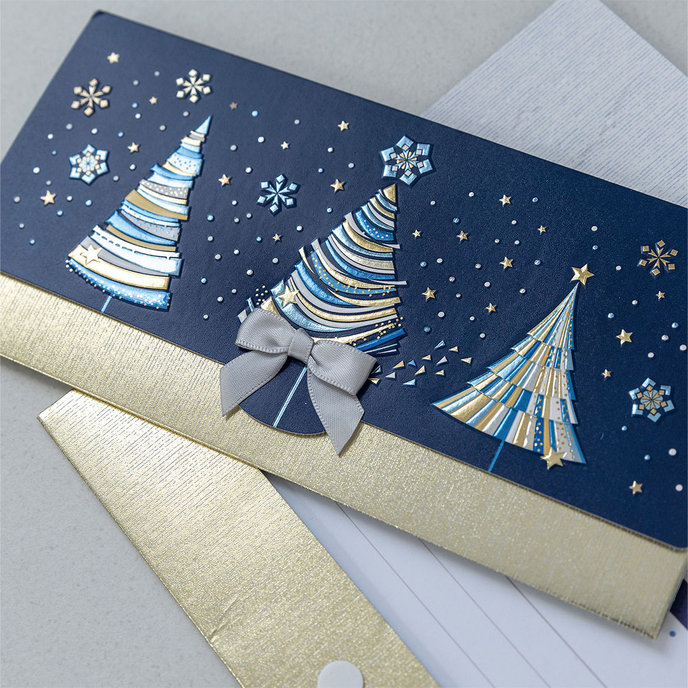 81-6014 Obálka s kartičkou, vianočná