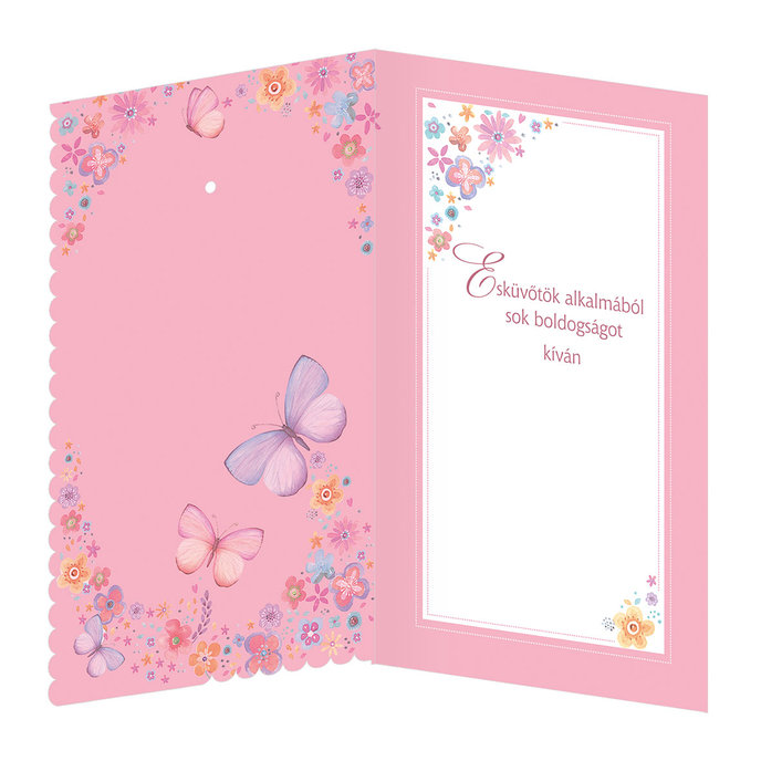 13-6140 Blahoprajná karta svadobná  HU
