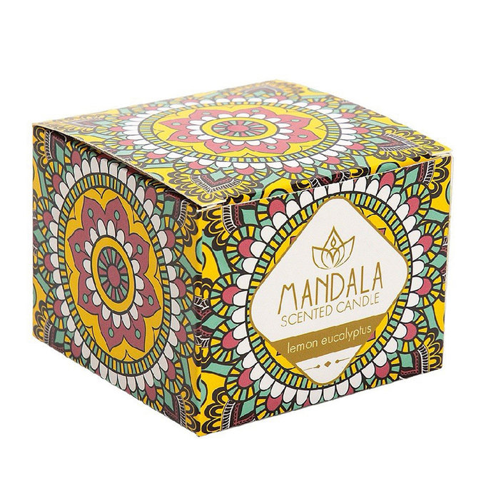 2358-0023 Mandala scented candle - LEMON EUCALYPTUS