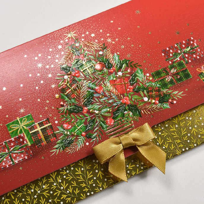 81-6054 Obálka s kartičkou, vianočná