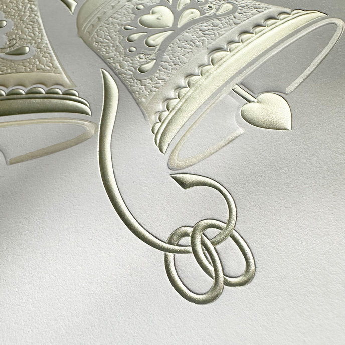 13-433A  Wedding greeting card SK