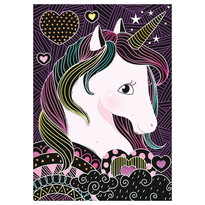 1936-0002 Kreatívna sada - Škrabacie obrázky