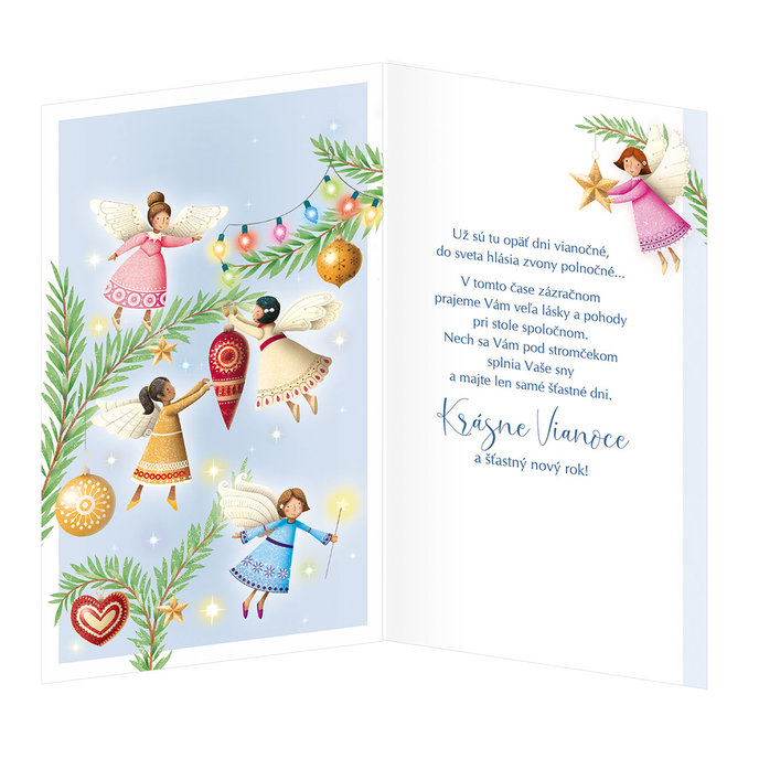 11-6444 Christmas greeting card SK
