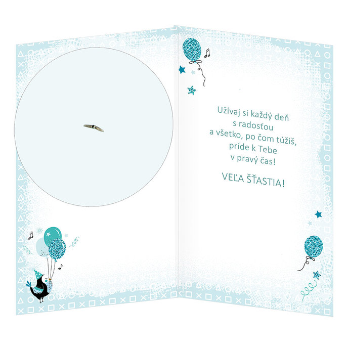17-6042  Greeting card for children SK