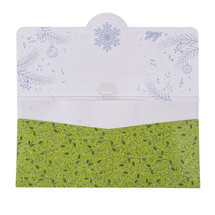 81-7005 Christmas envelope with music