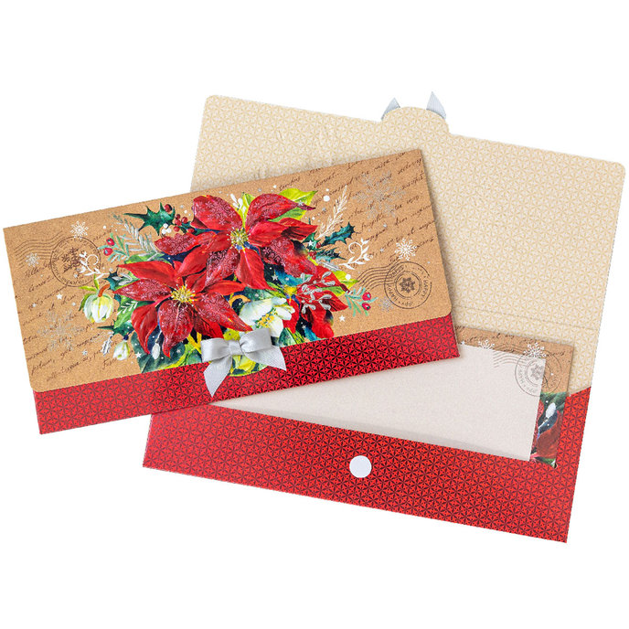 81-6035 Obálka s kartičkou, vianočná