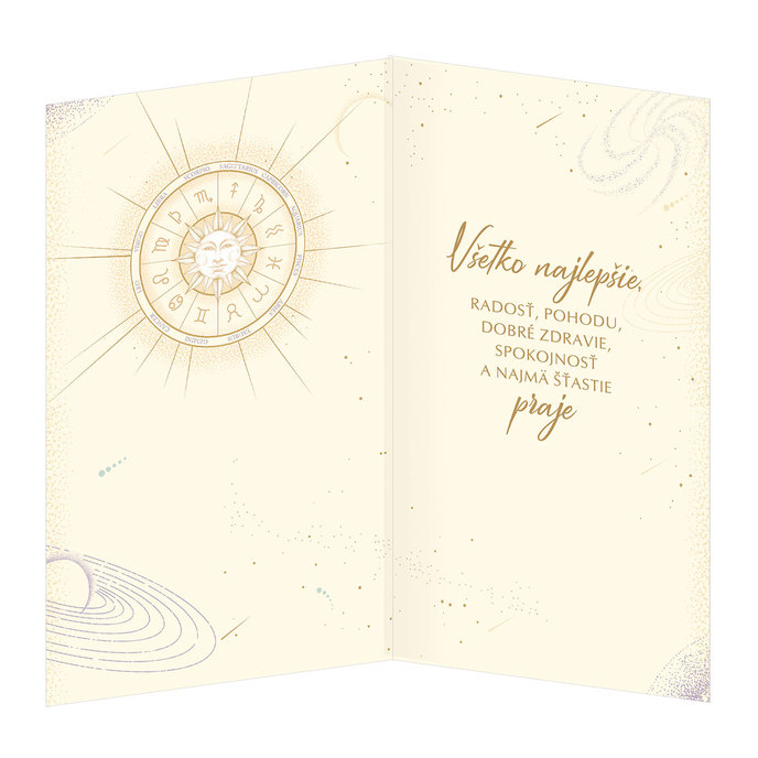 15-6489 Blahoprajná karta gratulačná zverokruh SK ŠKORPIÓN