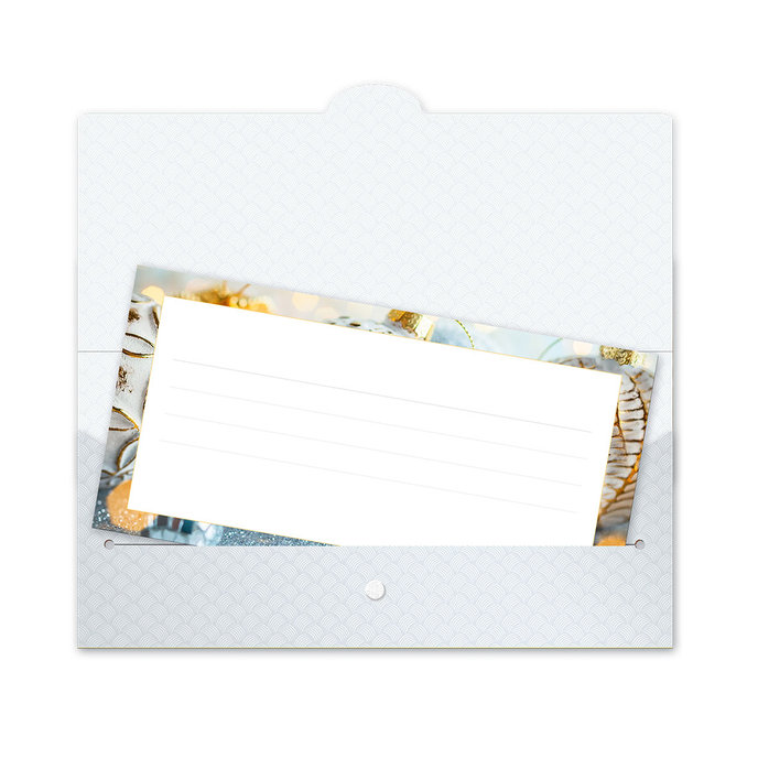 81-6020 Obálka s kartičkou, vianočná