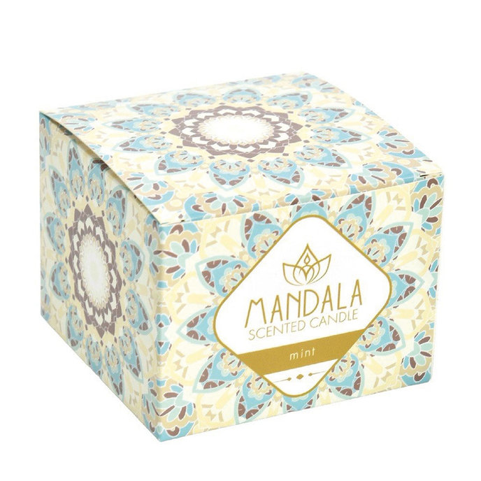 2358-0022 Mandala scented candle - MINT