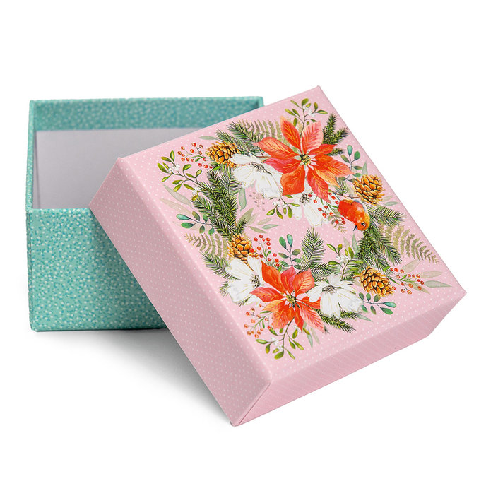 2551-1006 Vianočná darčeková krabička s hudbou