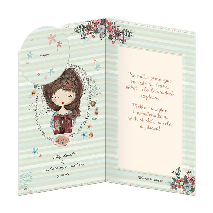17-6023 Greeting card for children SK