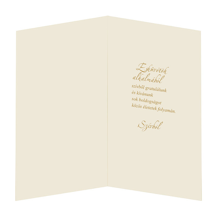 13-431A Blahoprajná karta svadobná  HU