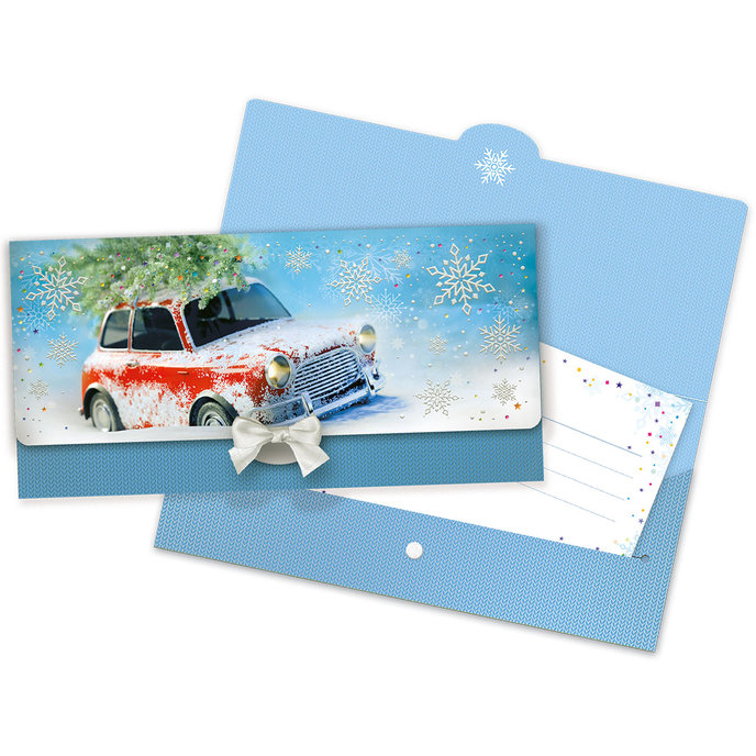 81-6012 Obálka s kartičkou, vianočná