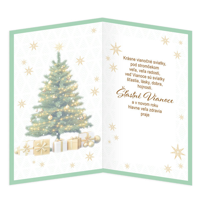 11-6605 Christmas greeting card SK
