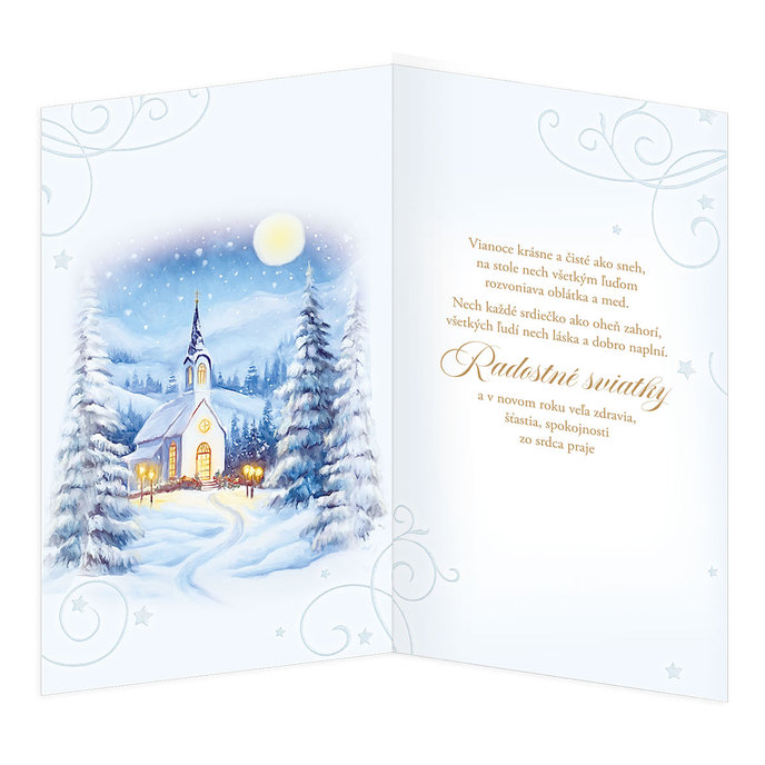 11-6566 Christmas greeting card SK