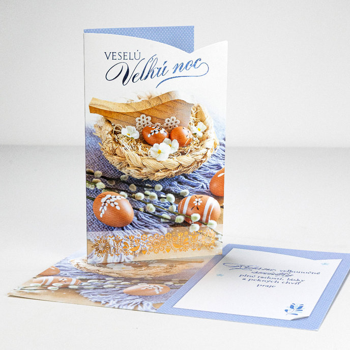 12-6031 Blahoprajná karta veľkonočná SK