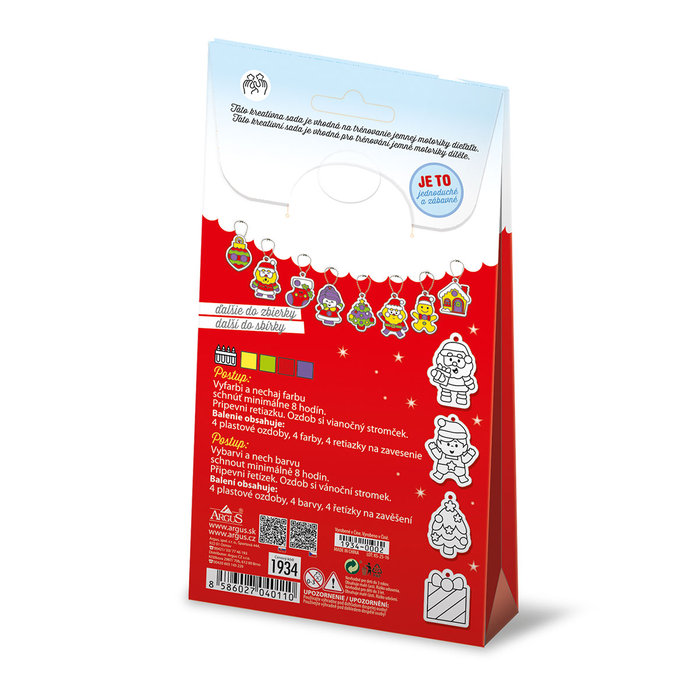 1934-0002 Creative set - paint a Christmas ornament