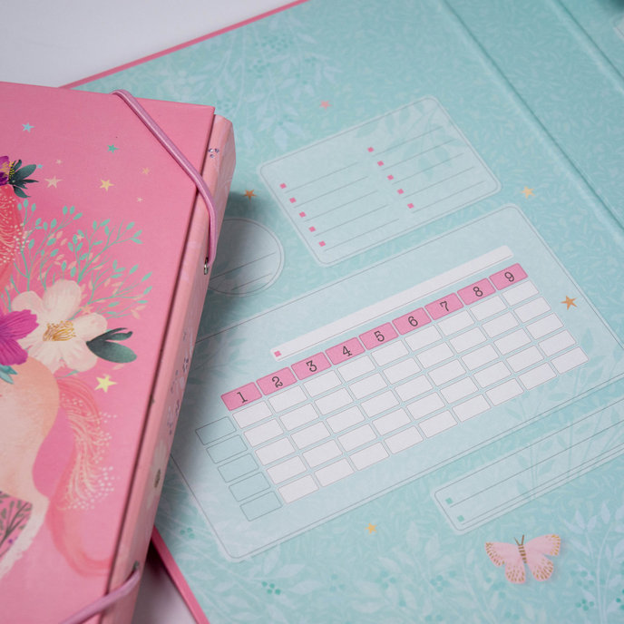 1231-0386 School folder A4 Magical WORLD