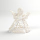2306-1001 Christmas decoration - crocheted angel, box of 10 pcs