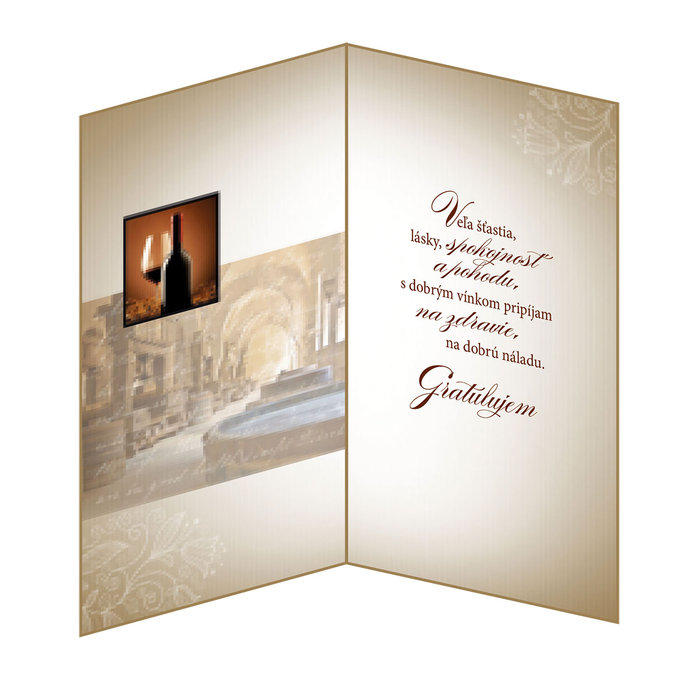 15-6084 Blahoprajná karta gratulačná SK