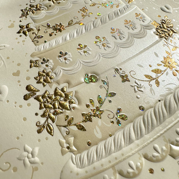 13-434A  Wedding greeting card SK