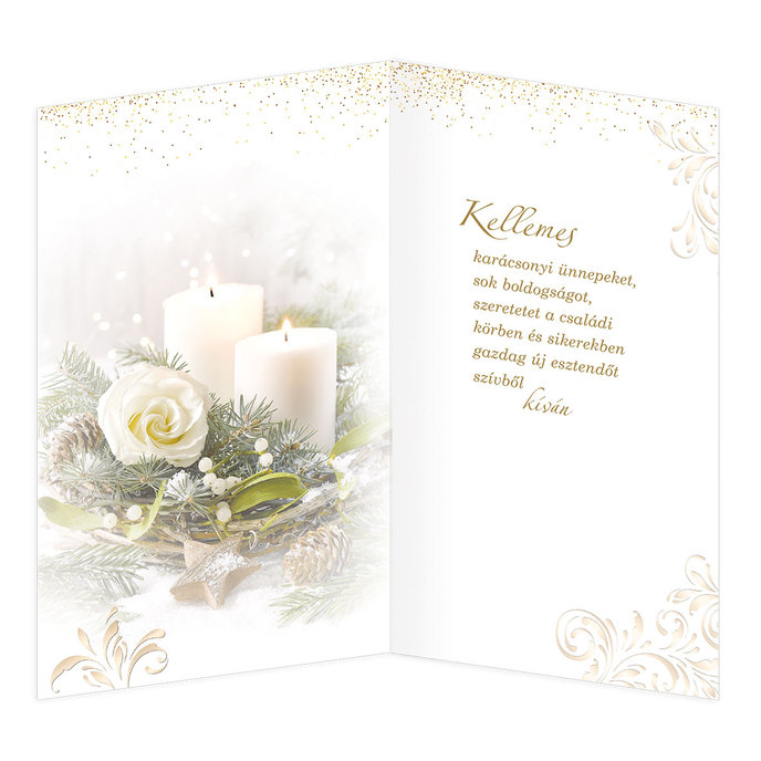 11-6453 Christmas greeting card HU